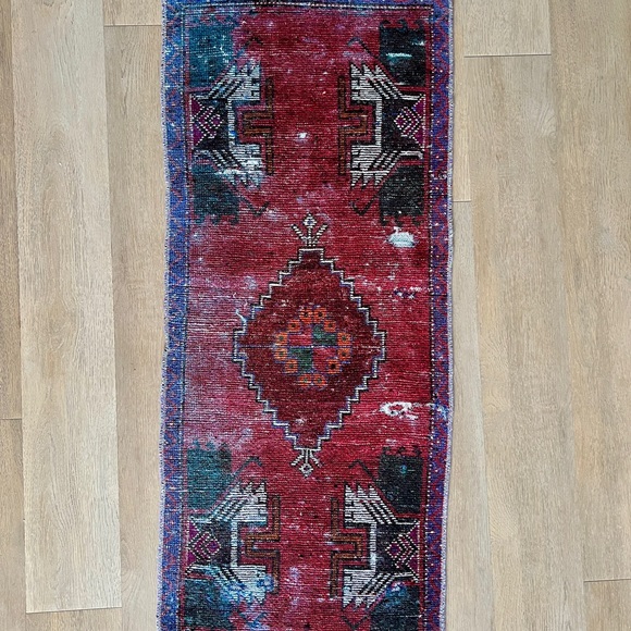 Turkish Geometric Pattern Rug - Picture 5 of 6